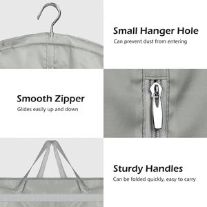 Sacs de voyage pliables de luxe personnalisés anti-poussière pour vêtements et costumes – Vente en gros - Product Image 4