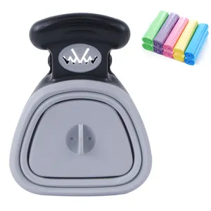 ZMaker ที่ตักอุจจาระสัตว์เลี้ยงแบบพับได้,ที่ทำความสะอาดอุจจาระพร้อมถุงใส่<span class=keywords><strong>ขยะ</strong></span>ที่เซ่อช่วยทำความสะอาด - Product Image 1