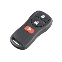 Coque de clé de voiture de remplacement à 3 boutons avec 4D63 315 MHz pour Nissan Mazda 6 2002 - 2006 Clé + Puce + Batterie