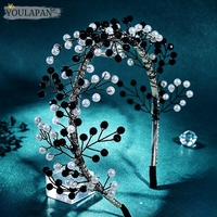 YouLaPan – bandeaux de mariage à la mode, faits à la main, style Punk, pour femmes, pour banquets, danses, fêtes, accessoires pour cheveux au quotidien, YXA305