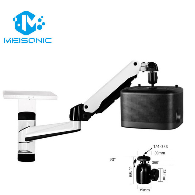 360 Degree Rotatable GAPR07-B Wall-Mounted Gas Spring Projector Bracket Strong Aluminum Alloy High Quality Projector Mounts