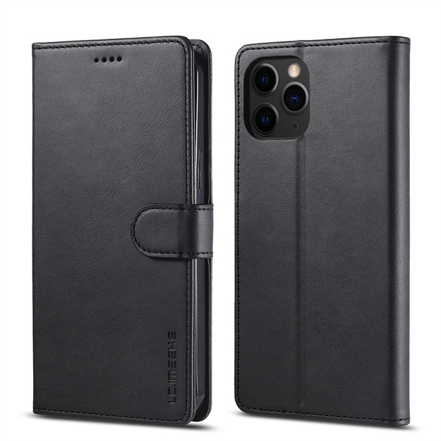 Fashion Magnetic TPU Leather Wallet Flip Cover for iPhone 15 16 17 Pro Max PU Leather Magnet Buckle Card Slot Wallet Phone Case