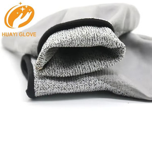 Guantes de seguridad para el trabajo de nivel <span class=keywords><strong>5</strong></span> resistentes a cortes recubiertos de PU HPPE con mejora entre el pulgar y el dedo índice - Product Image 3