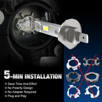 Venta caliente blanco amarillo 40W 3570 CSP Plug And Play Led luz antiniebla H1 H3 coche Led faro Mini faros