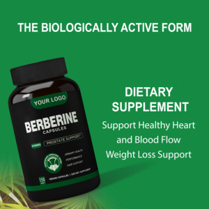 Ausreson Nutrition Suplementos <span class=keywords><strong>Berberine</strong></span> HCL Hydrochloride Sulfate 500 mg 1000Mg <span class=keywords><strong>Berberine</strong></span> Capsules - Product Image 6