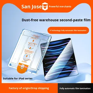 Compatible para Apple <span class=keywords><strong>iPad</strong></span> <span class=keywords><strong>11</strong></span> <span class=keywords><strong>iPad</strong></span> <span class=keywords><strong>Pro</strong></span> <span class=keywords><strong>iPad</strong></span> Mini 7th 10th Gen Dust-Free 7 Second Application Pantalla de vidrio templado Teléfonos móviles - Product Image 5