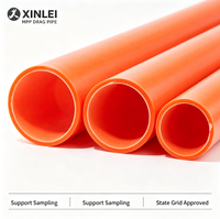Conduit de câblage MPP orange DN110, conduit de câblage en polypropylène modifié, conduit flexible haute pression, tuyau industriel