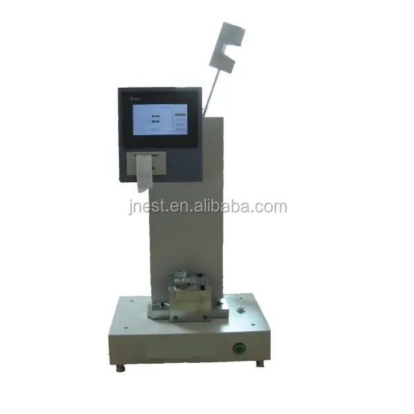 Touch screen plastic material izod charpy impact tester