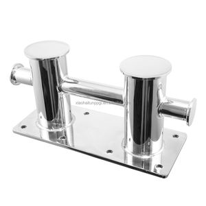 Nouveau design amarre robuste marine Double corne Bitt croix bornes en fonte borne marine pont borne taquet de bateau - Product Image 1