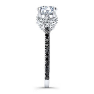 Anello creativo cavo per donna, design con intarsi scintillanti, gioielli eleganti e alla moda - Product Image 3