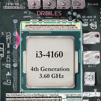 Processeur de bureau 4e génération 3,6 GHz Dual Core 4 Threads LGA1150 CPU Tray pour PC de bureau
