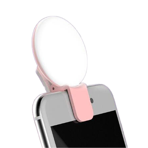 USB có thể sạc lại mini xách tay ABS Vòng ánh sáng LED Flash Vòng Clip vẻ đẹp selfie điện thoại di động điền vào ánh sáng phụ kiện - Product Image 1