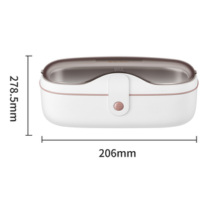 Máquina <span class=keywords><strong>de</strong></span> Limpieza Ultrasónica Portátil para Gafas <span class=keywords><strong>de</strong></span> Sol, Joyas, Relojes, Uso en Exteriores, <span class=keywords><strong>con</strong></span> Cubierta Transparente y Tanque Profundo - Product Image 3