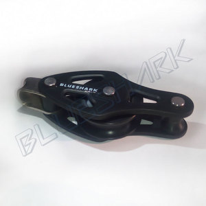 Blue Shark <b>28mm</b> Aluminum Single Pulley With Ear For Sailboat Retrofit Upgrade - Product Image 2