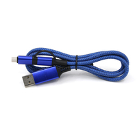 Câble tressé en nylon à vente chaude, câble multi-USB universel, câble USB C vers USB C vers Type C pour iPhone 17 Pro Max.