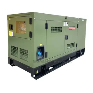 Sử dụng nhà máy phát điện với ATS 20-80kva Máy phát điện diesel thiết lập với thời tiết tán