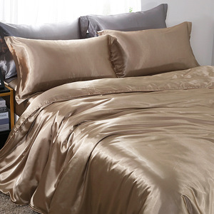 Parure de lit en soie de mûrier double face soyeuse pour un sommeil nu, vente en gros du fabricant - Product Image 1