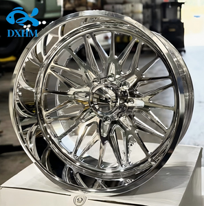 Cerchi Fuoristrada 4x4 da 20 22 <span class=keywords><strong>24</strong></span> Pollici, 8x170 8x180, Lucidati a Specchio, Forgiati con Profilo Profondo per F-250 F-350 Toyota - Product Image 5