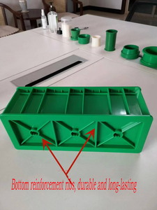 Calcestruzzo di plastica ABS di alta qualità per Test cubo stampo 100mm tripla 100 metri cubi garanzia di 1 anno - Product Image 2