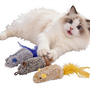 Juguetes <span class=keywords><strong>de</strong></span> Ratón <span class=keywords><strong>de</strong></span> Peluche con Catnip para <span class=keywords><strong>Gatos</strong></span>, con Cola <span class=keywords><strong>de</strong></span> Plumas, Juguetes Interactivos para Masticar para Gatitos, Juguetes Rellenos <span class=keywords><strong>de</strong></span> Catnip para <span class=keywords><strong>Gatos</strong></span> - Product Image 1