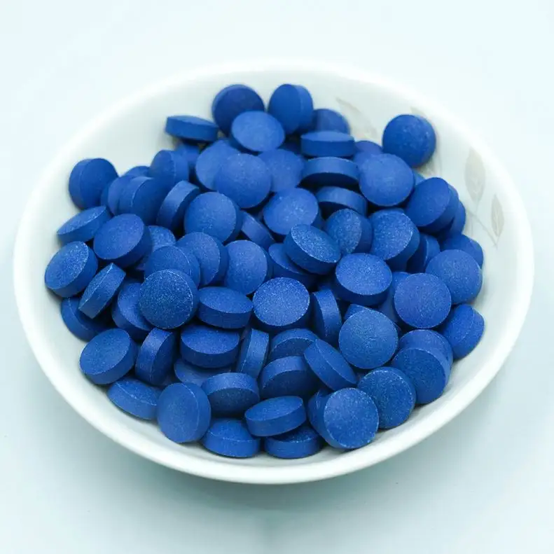 Pewarna Phycocyanin biru pigmen Phycocyanin Tablet terbuat dari bubuk Spirulina biru