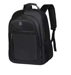 Custom Logo Geometric Laptop <b>Backpack</b> Unisex Large Capacity Oxford Waterproof Anti-Theft with USB Fashion School Daily Use - Product Image 1