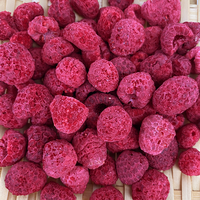 Frambuesa liofilizada, fruta seca pura natural, precio al por mayor
