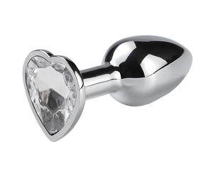 A forma di cuore in metallo impermeabile anale <span class=keywords><strong>Plug</strong></span> Sex Toy giocattolo Gay maschio femmina - Product Image 4