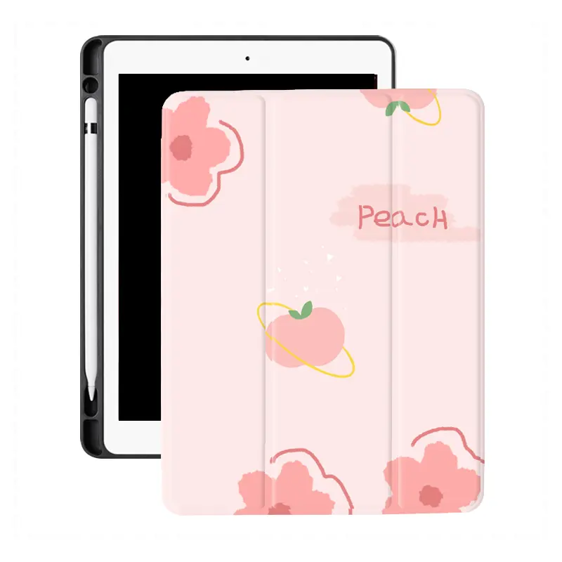 Neue Druck Cartoon Pencil Pink Cover für 2020 iPad Pro 2020 12.9 Hülle