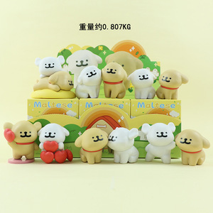 6 Styles 5-10CM Figura Maltais Animal Ligne Chiens Anime Figure Mystère Boîte Aveugle Gashapon Machine Jeu Prix Jouets - Product Image 5