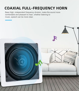 QQCHINAPA LTH-201 Hình Chữ Nhật Loa Trần 10W Hai Kênh Cho Văn Phòng, Khách Sạn, Trường Học - Product Image 5