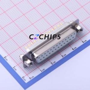 X0125FC2W4 D-Sub/VGA Connector Through hole Component (THT) Connector Standard D-Sub Female 25P <b>Solder</b> <b>Wire</b> Type - Product Image 1