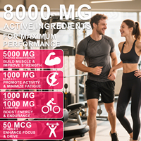 Gummies à la créatine Vitahealthy OEM/ODM en marque privée, 5000 mg, testées par 3 parties, halal, sans sucre, gummies à la créatine monohydratée