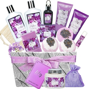 Coffret Cadeau de Luxe Personnalisé pour le Bain et le Spa – Ensemble Bain et Corps avec Lotion, Sel de Bain, Huile à <span class=keywords><strong>Barbe</strong></span>, Shampoing et <span class=keywords><strong>Gel</strong></span> Douche pour Festivals - Product Image 4