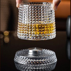 <span class=keywords><strong>Verre</strong></span> à whisky rotatif 280 ml, <span class=keywords><strong>verre</strong></span> à bière créatif en <span class=keywords><strong>cristal</strong></span> de qualité supérieure, <span class=keywords><strong>verre</strong></span> à liqueur avec base, <span class=keywords><strong>verre</strong></span> à vin moulé à la main - Product Image 5