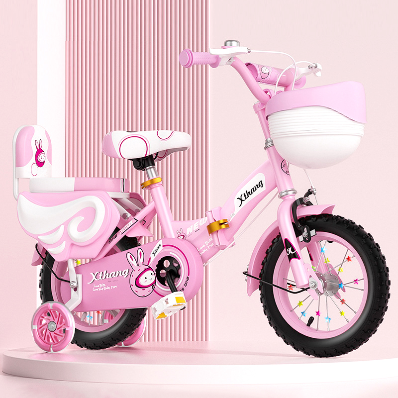 2024 Online Store 12 14 16 18 Inch Folding Frame Bikes for Kids