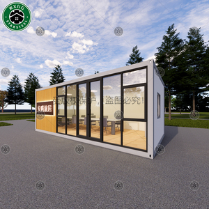 Edificio de oficinas modular expandible con grandes ventanas de piso a techo para recepción comercial y espacio para reuniones de personal. - Product Image 4