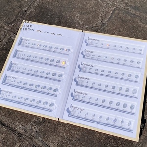 Offre Spéciale Fantaisie 11 Formes 5A Zircon Gemstone Diamant Taille Tableau Personnalisé Blanc Couleur CZ Pierre Comparaison Anneau Bijoux Outils - Product Image 6