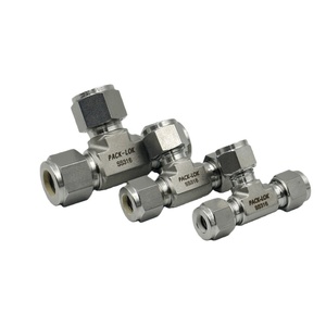 Vente directe d'usine, raccord en <span class=keywords><strong>T</strong></span> à trois voies de haute qualité en acier inoxydable SS316 de 12 mm pour les applications pétrochimiques et gazières - Product Image 1