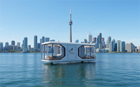 Conteneur modulaire à structure en acier de conception moderne maison capsule spatiale préfabriquée personnalisée