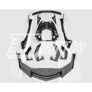 DK Style Exposed Carbon <b>Side</b> Skirt For Lamborghini Revuelto - Product Image 5