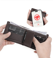 Dompet Pria Baellerry Slim Minimalis Fungsional dengan Resleting, Tempat Kartu, dan Kantong Koin, Bahan Kulit PU Berkualitas Tinggi