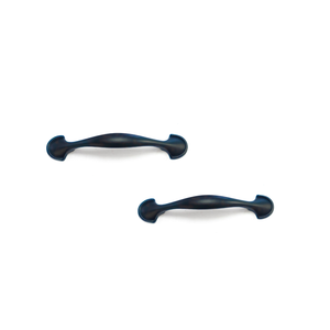 Poignées et boutons de meubles antidérapants en alliage de zinc noir moderne de haute qualité pour armoire, commode, cuisine extérieure, chambre à coucher, salle de bain - Product Image 4