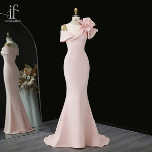 <span class=keywords><strong>Abiti</strong></span> da sera eleganti a sirena da <span class=keywords><strong>donna</strong></span>, a vita alta, monospalla, con paillettes, lunghi fino al pavimento, per damigelle - Product Image 1