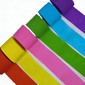 Guirlandes en papier crépon biodégradable polyvalentes pour les centres de table de mariage, d'anniversaire, de Noël et les accents décoratifs pour la maison - Product Image 2