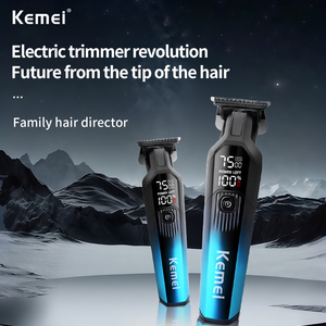 Kemei Km-1358 Rasoio per <span class=keywords><strong>Barba</strong></span> Ricaricabile Senza Fili con Batteria Potente da 1200mAh, 3 Colori Disponibili, Bassa Rumorosità, 7500 Giri al Minuto - Product Image 6