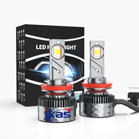 IKAS Usine En Gros Super Lumineux 40000LM LED Phares H1 H4 H7 H11 H13 75W Canbus Auto Led Phare Ampoules H8 H11