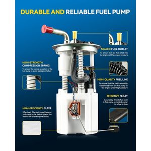 PHILTOP Nouvelle Pompe à Carburant Électrique Complète 4.2L Métal et Plastique Compatible avec Chevrolet Trailblazer EXT Envoy XL Ascender 2005-2006 - Product Image 3