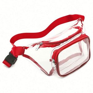 Bolsa de Cintura Transparente de PVC para Mujer, a la Moda, para Verano, Viajes, Playa, Impermeable - Product Image 1