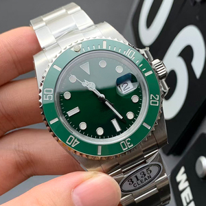 Montre mécanique haut de gamme pour plongeur, sport, affaires, hip-hop, mode, mouvement 3135, lumineuse, étanche, acier inoxydable, aiguilles - Product Image 1